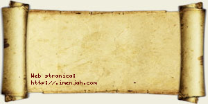 Angelina Vunić vizit kartica